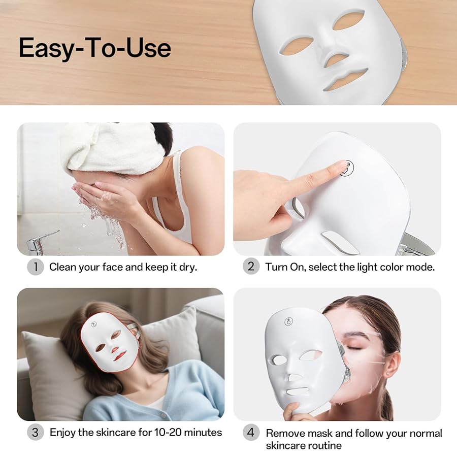 LumiGlow Red-Light Therapy Mask